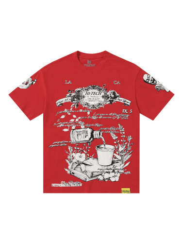 Floral Syrup Bottle Print Tee 28703122