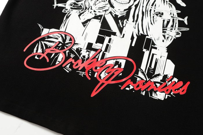 Color-Blocked Grim Reaper War Print Tee 28703159