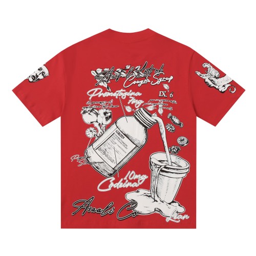 Floral Syrup Bottle Print Tee 28703122