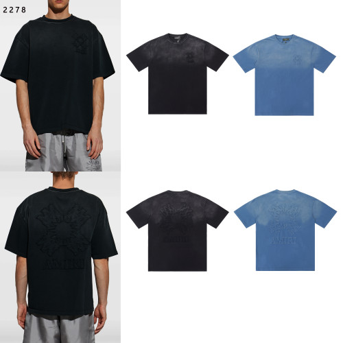 [Buy Two Get One Free]Embroidered Logo Washed Version tee 2 colors 28705497