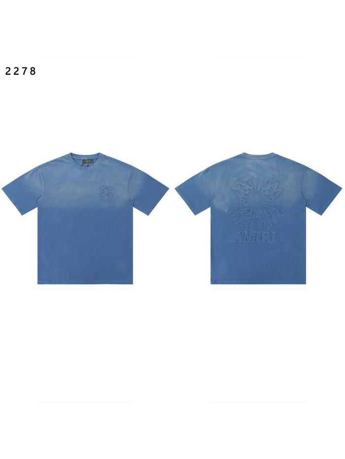 Embroidered Logo Washed Version tee 2 colors 28705497