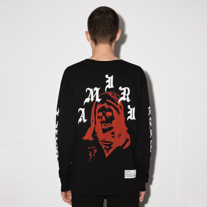 Headscarf Skull Print Long Sleeve T-Shirt 12 colors 28707626