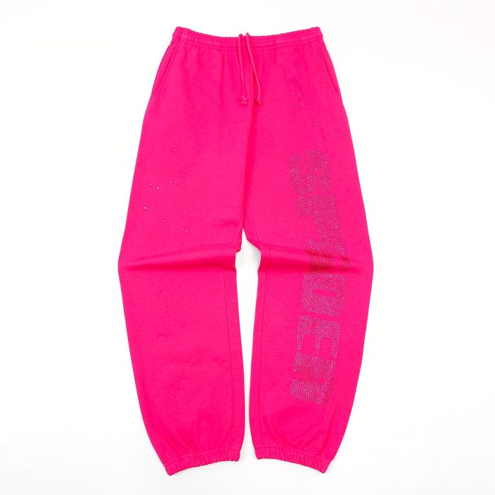 1:1 quality version Rhinestone Letter Logo Hoodie & Pants Set 28710087