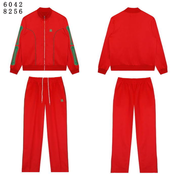 Embroidered Logo Bone Jacket & Pants Set 4 colors 28709881