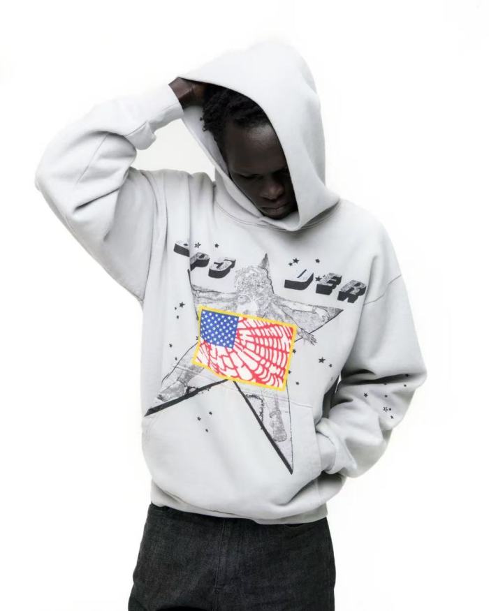 1:1 quality version National Flag Girl Printed Hoodie 2 colors 28710767