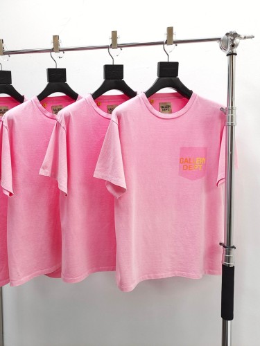 [Big & Tall for weights up to 260 lbs]1:1 quality version Fake Pocket Gradient Letter Print Tee 28710760