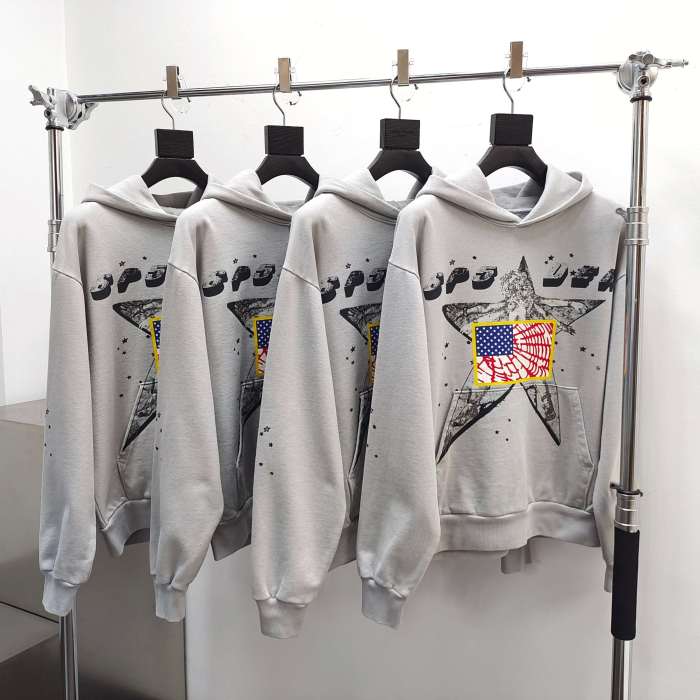 1:1 quality version National Flag Girl Printed Hoodie 2 colors 28710767
