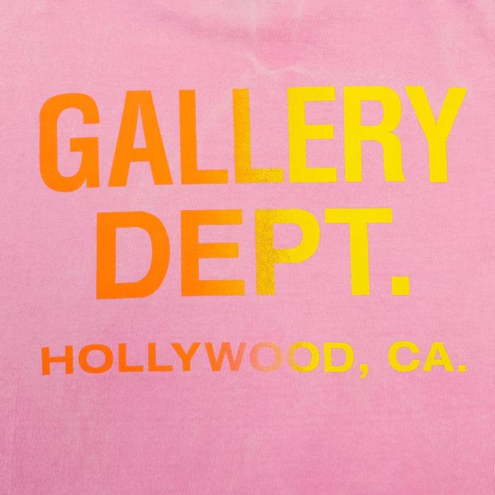 [Big & Tall for weights up to 260 lbs]1:1 quality version Fake Pocket Gradient Letter Print Tee 28710760
