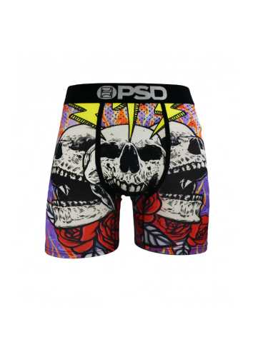 Screaming Skull Rose Print Boxer Briefs 28712039