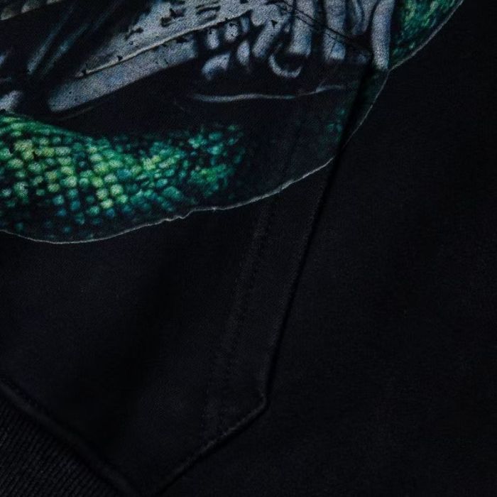 Python Goddess Statue Print Washed Hoodie 28716637
