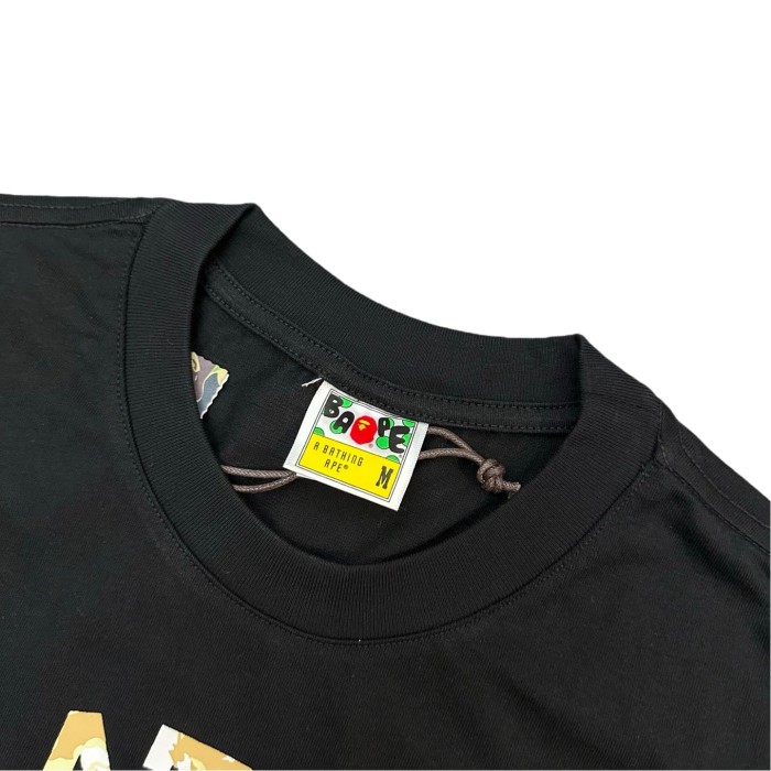 1:1 quality version Art Camouflage Little Ape Head Letter Print Tee 2 colors 28746638