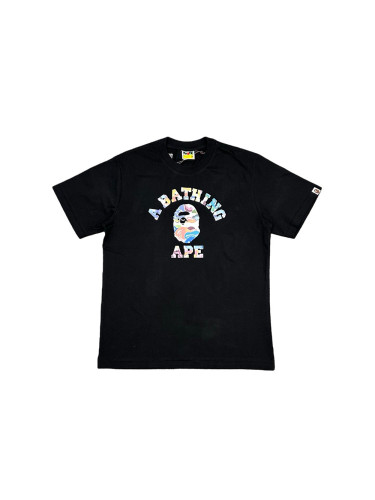 1:1 quality version Art Camouflage Little Ape Head Letter Print Tee 2 colors 28746638