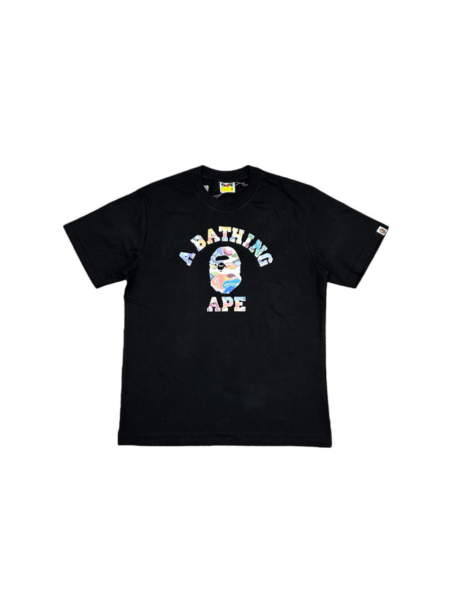1:1 quality version Art Camouflage Little Ape Head Letter Print Tee 2 colors 28746638
