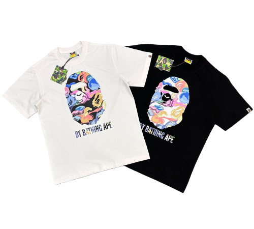 1:1 quality version Artistic Camouflage Ape Head Print Tee 2 colors 28746628