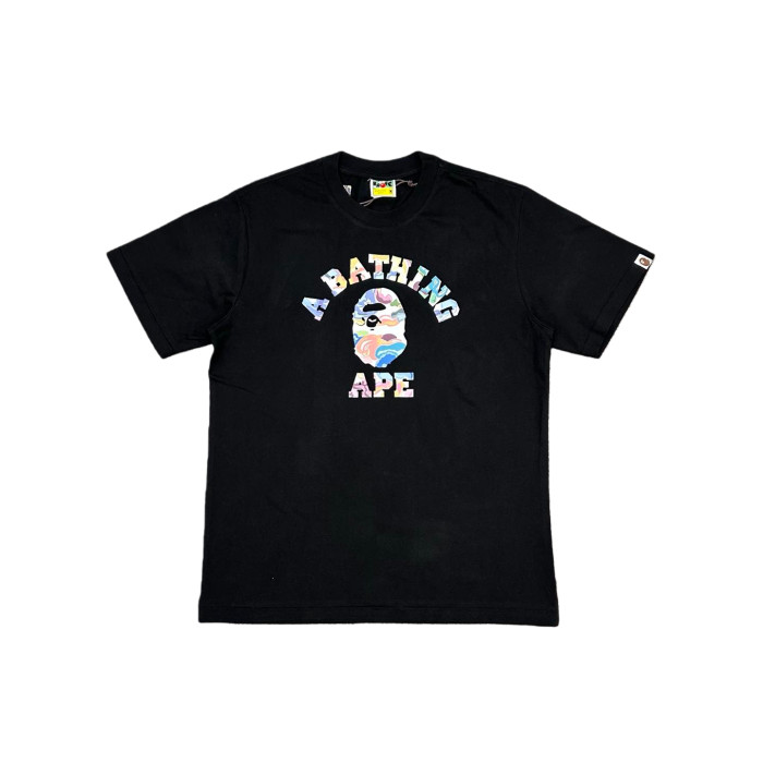 1:1 quality version Art Camouflage Little Ape Head Letter Print Tee 2 colors 28746638