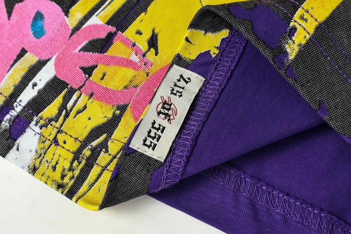 Statue of Liberty Graffiti Letter Print Washed Version Tee 3 colors 28747560