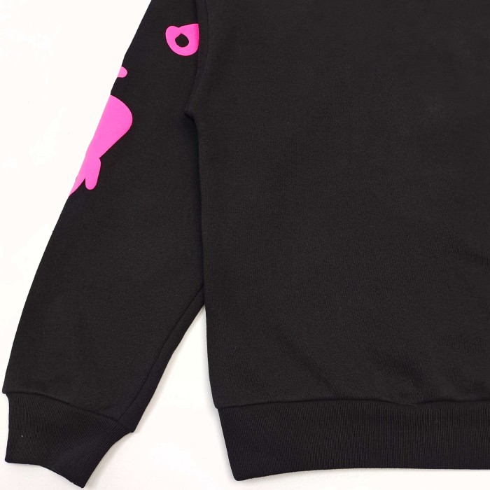 1:1 quality version Rose Pink 555 Printed Hoodie & Pants Set 28747517