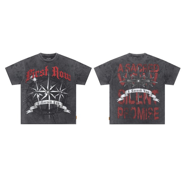 Red Diamond Printed Washed Version Tee 28747720