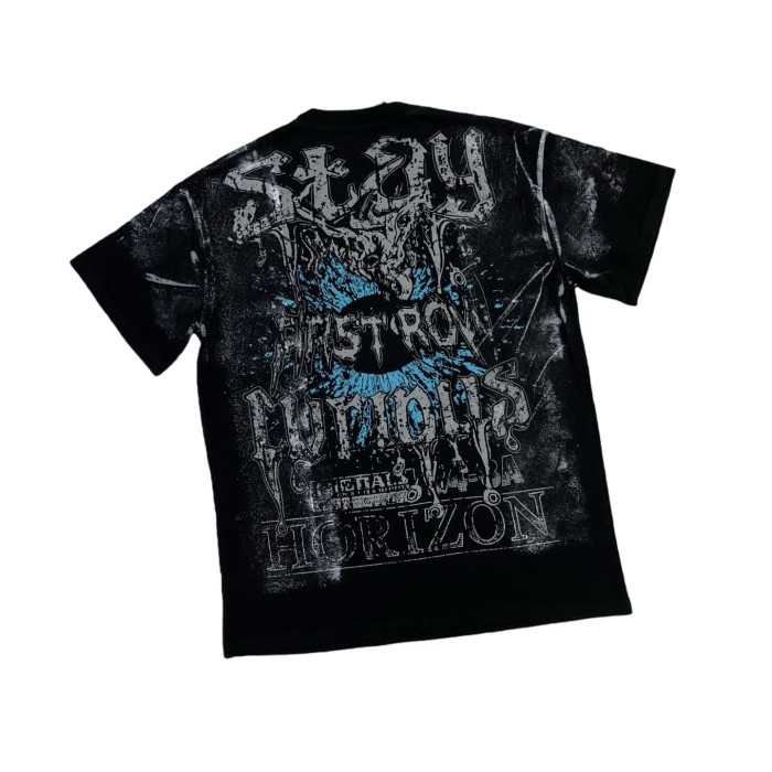 STAY CURIOUS EYEBALL FOIL printed Tee 28747662