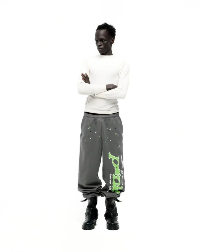 1:1 quality version Green-Letter PK Printed Hoodie & Pants Set 28747518