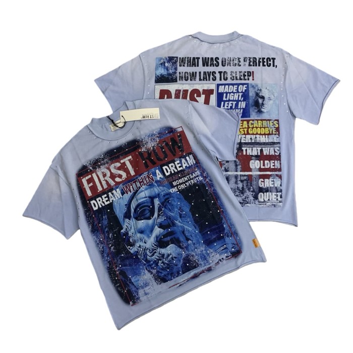 Statue Print Rhinestone Tee 28748422