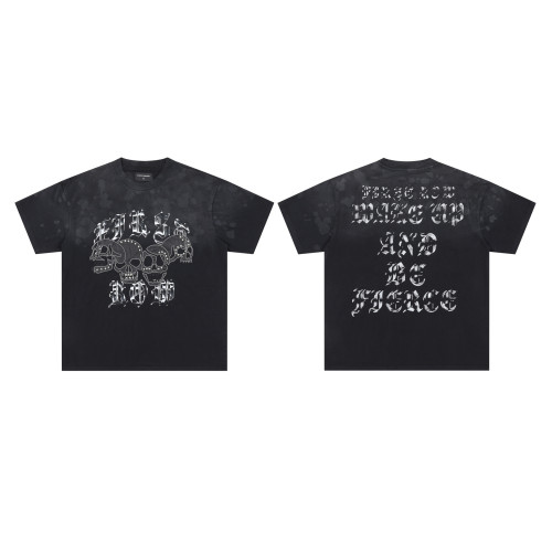 Leather Skull Embroidered Tee 28748451