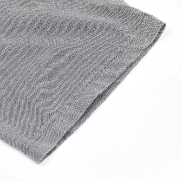 Lightning Skull Print Washed Version Tee 2 colors 28748597