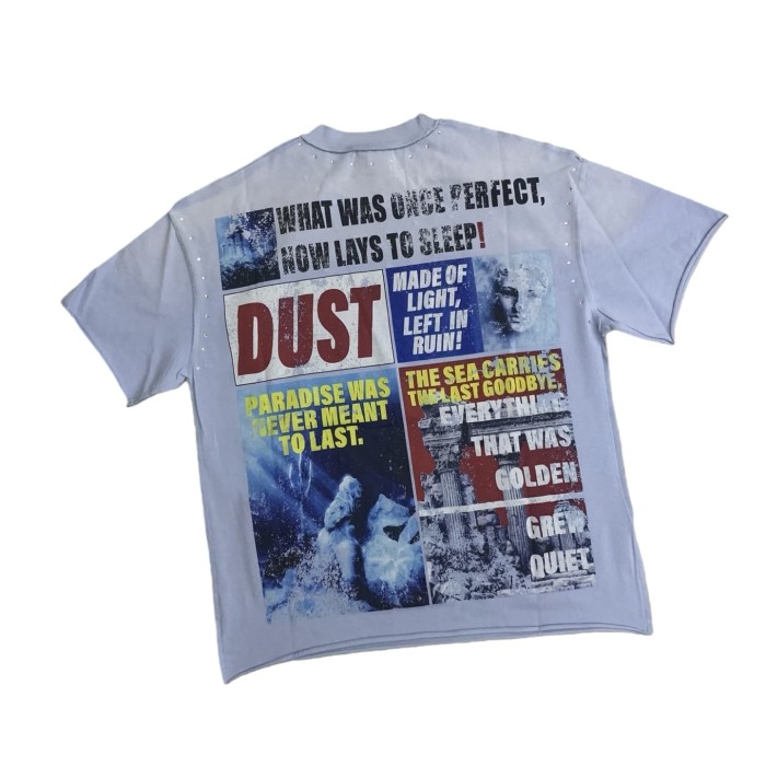 Statue Print Rhinestone Tee 28748422