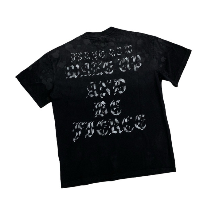 Leather Skull Embroidered Tee 28748451