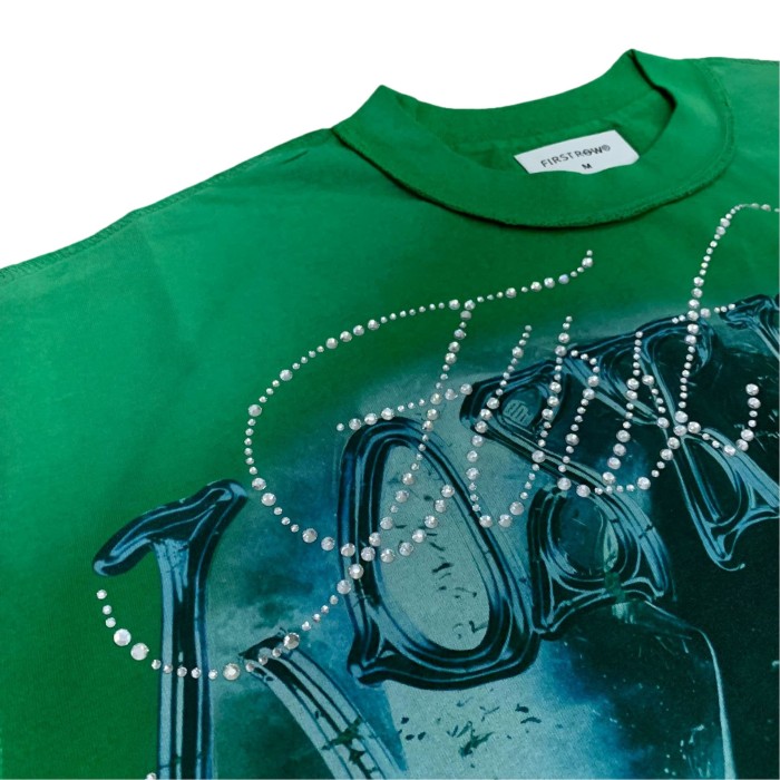 Astronaut Print Rhinestone Washed Version Tee 28748442