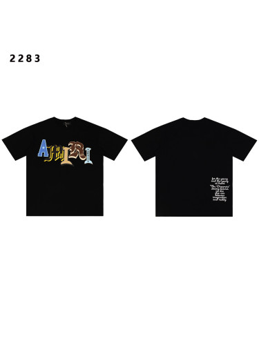 [Buy Two Get One Free]Colorful Letter Print tee 28748564