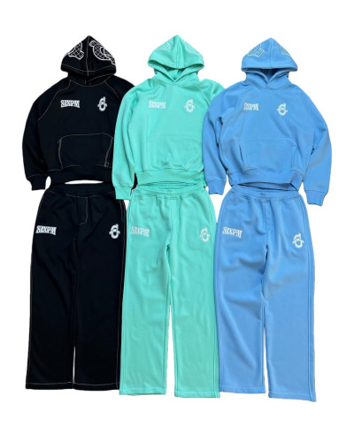Embroidered Logo Hoodie & Pants Set 3 colors 28749703