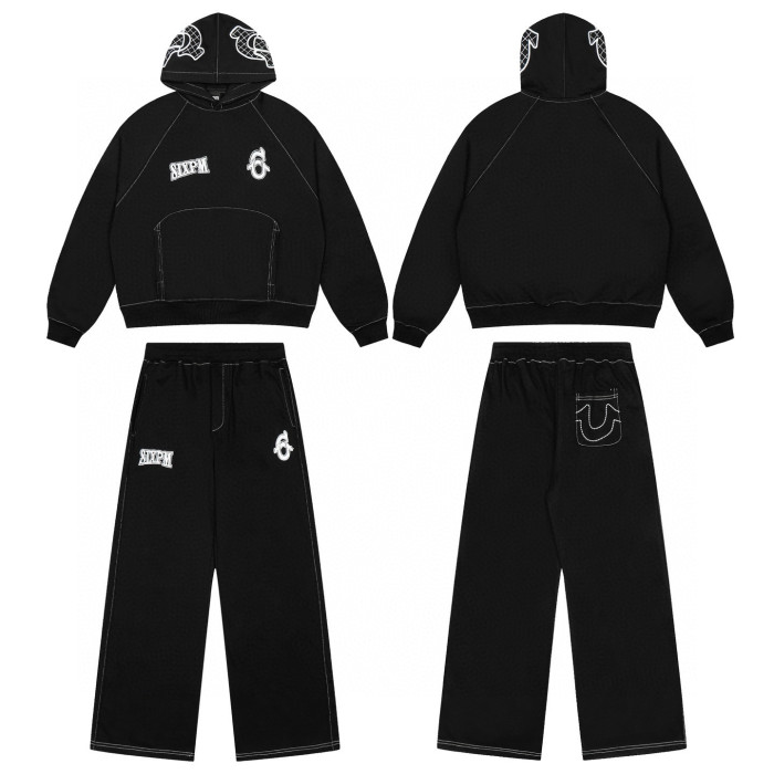 Embroidered Logo Hoodie & Pants Set 3 colors 28749703