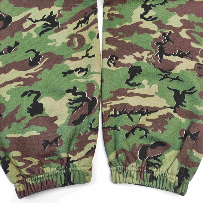 [Big & Tall for weights up to 260 lbs]1:1 quality versionGreen Camouflage Orange French Print Hoodie & Pants Set 28749365