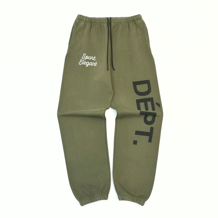[Big & Tall for weights up to 260 lbs] 1:1 quality version Embroidered small letter sweatpants 28749359