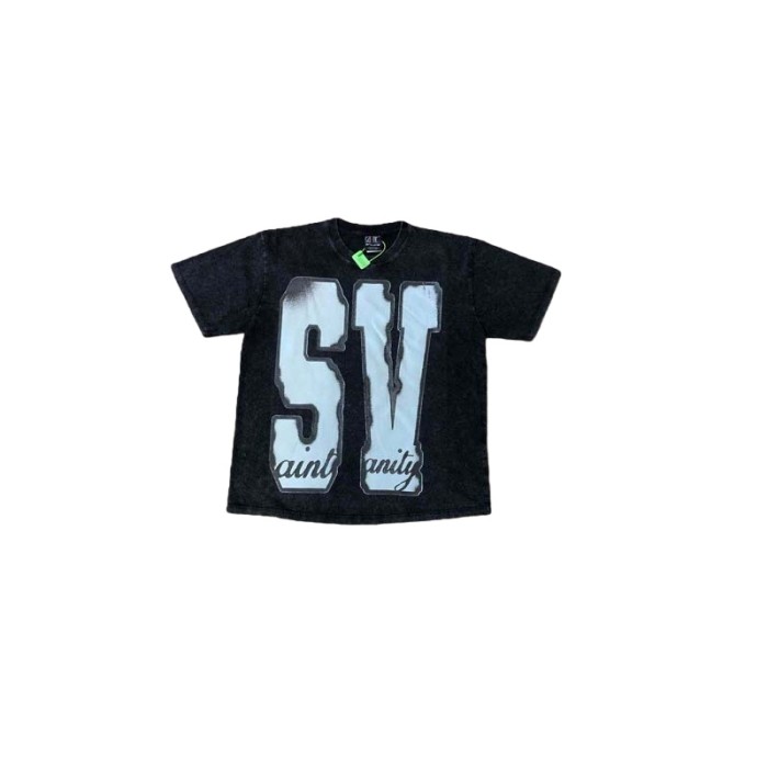 Letter Logo Portrait Print Washed Version Tee 37 colors 28749323