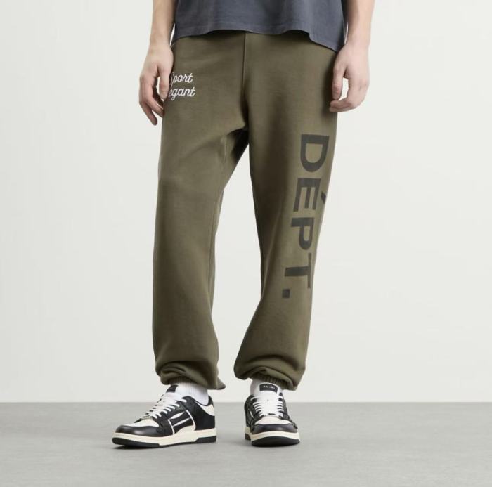 [Big & Tall for weights up to 260 lbs] 1:1 quality version Embroidered small letter sweatpants 28749359