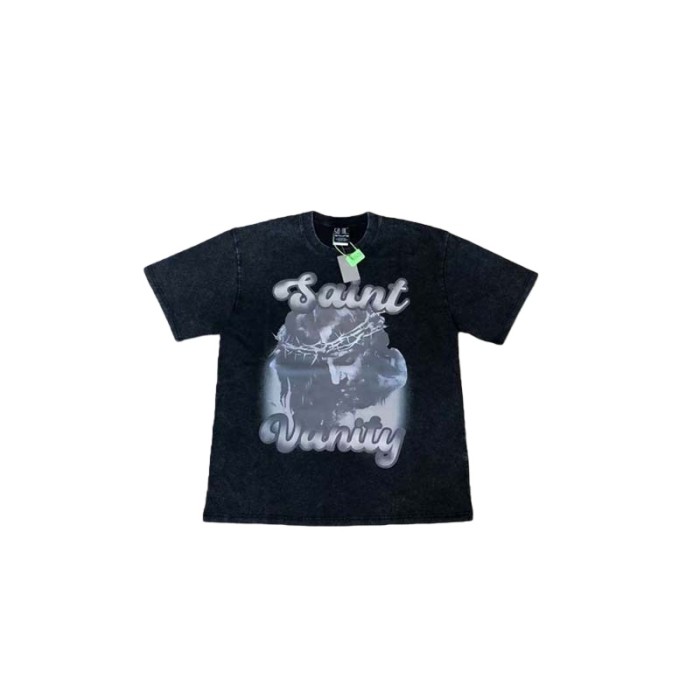 Letter Logo Portrait Print Washed Version Tee 37 colors 28749323