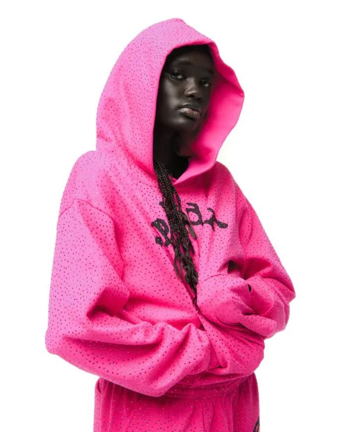 [Big & Tall for weights up to 220 lbs]1:1 quality version Full Diamond Hoodie & Pants Set 28749362