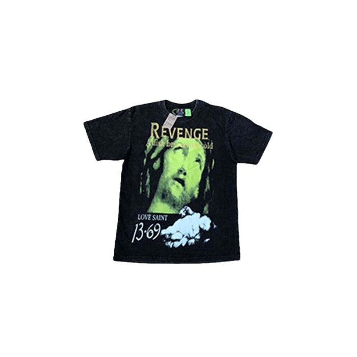 Letter Logo Portrait Print Washed Version Tee 37 colors 28749323