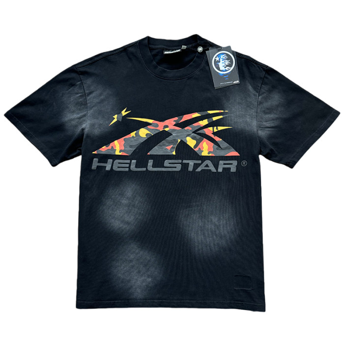 Camouflage Logo Print Washed Version Tee 2 colors 28750100