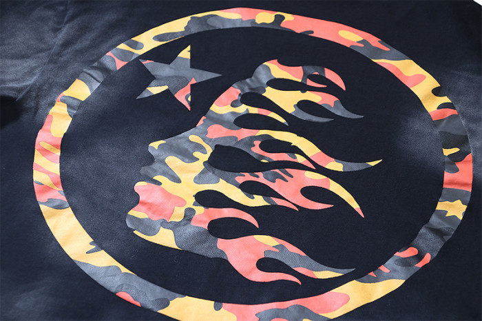 Camouflage Logo Print Washed Version Tee 2 colors 28750100