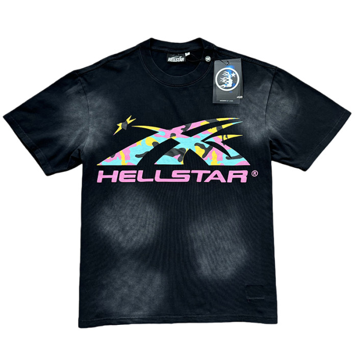 Camouflage Logo Print Washed Version Tee 2 colors 28750100