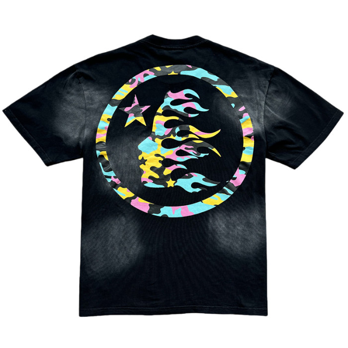 Camouflage Logo Print Washed Version Tee 2 colors 28750100