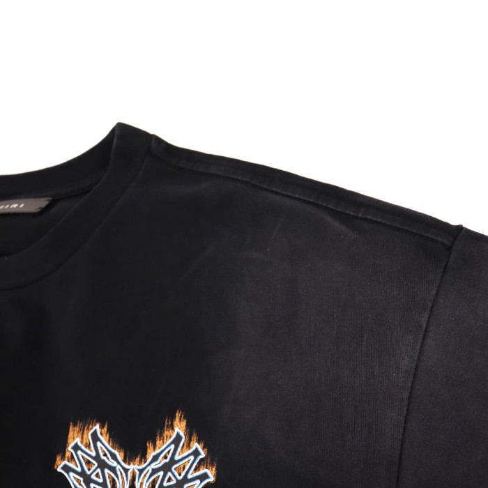 MA Quad Flames Print Washed Version tee 28750095