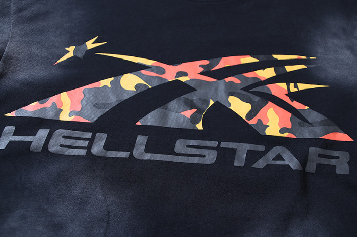 Camouflage Logo Print Washed Version Tee 2 colors 28750100