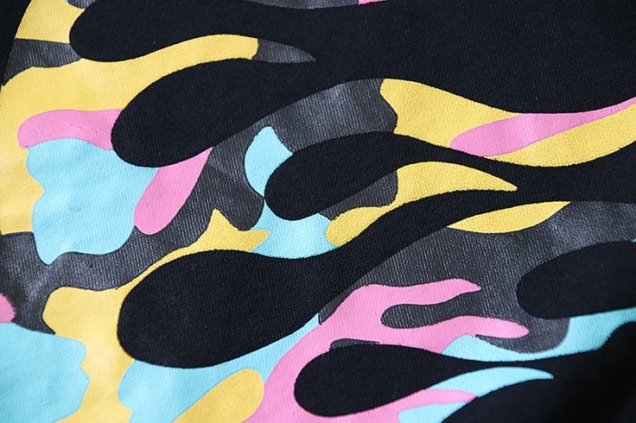 Camouflage Logo Print Washed Version Tee 2 colors 28750100