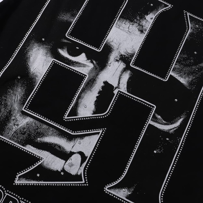 Scar Face Rhinestone Print Tee 28751254