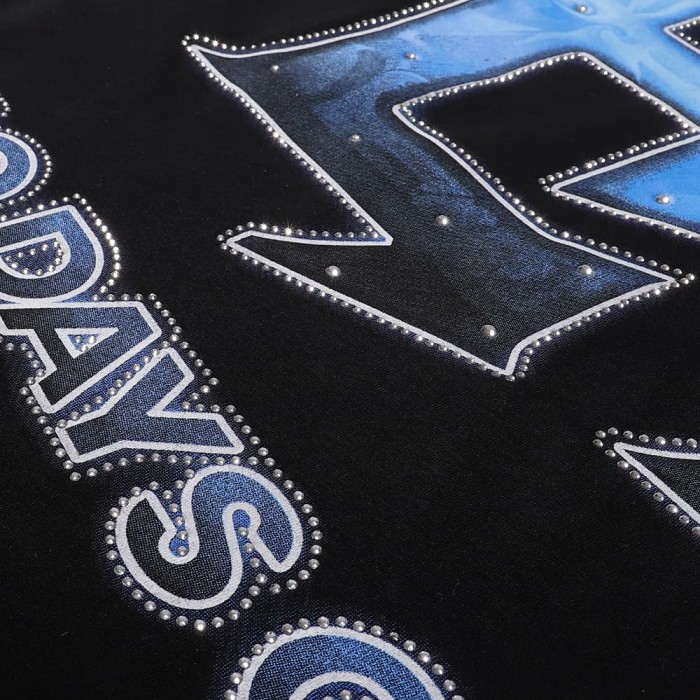 Blindfolded Archery Angel Rhinestone Print Tee 2 colors 28751246