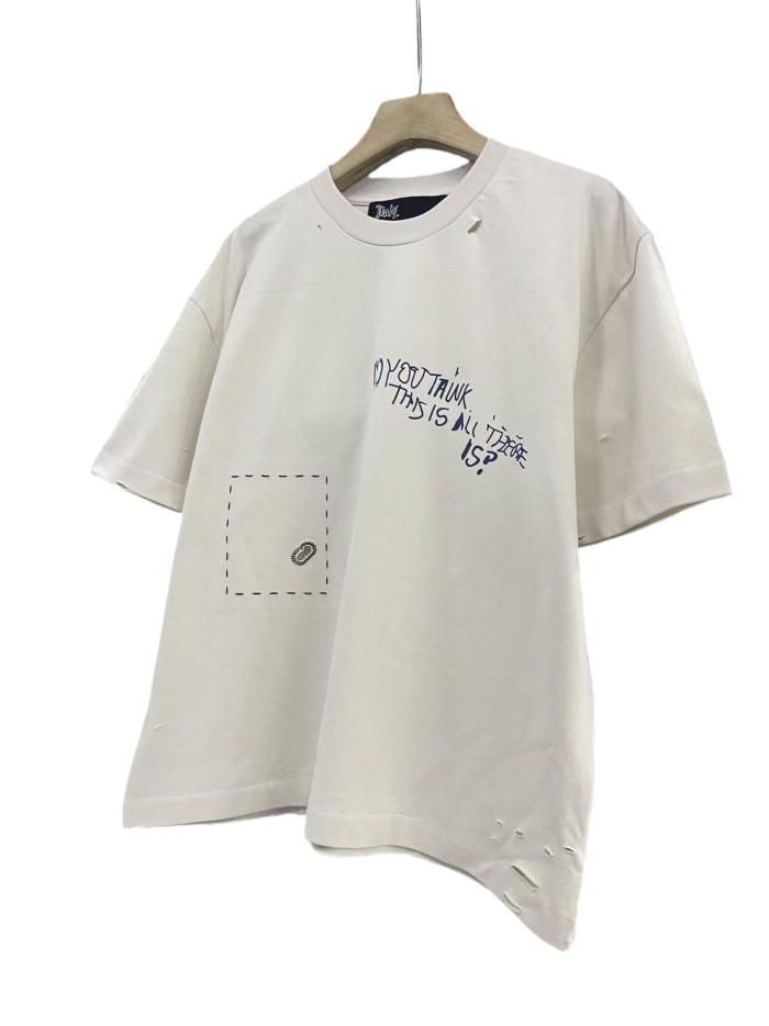 Vintage Blue Portrait Print Tee 28751630